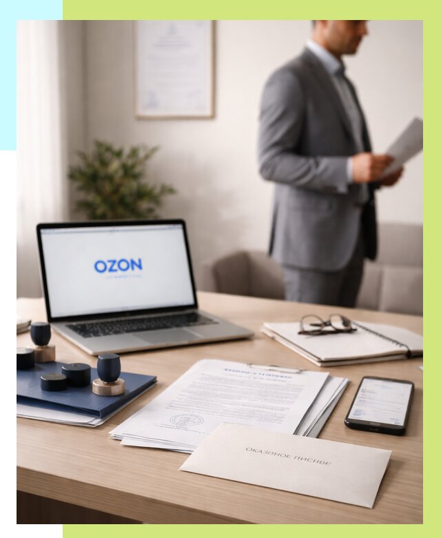 Отказное письмо для Ozon в Острогожске от 3651 р. | Сертэкс